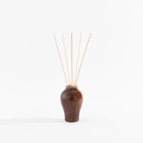 Speckle Glaze Reed Diffuser - Brown, Ceramic