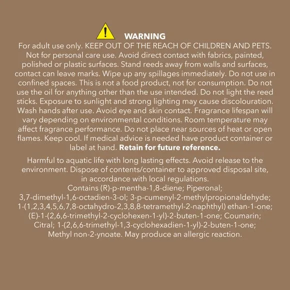 Speckle Glaze Reed Diffuser - Brown, Ceramic