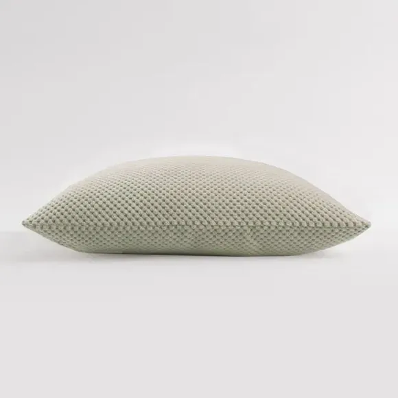Spot Cushion Cover with Dotted Texture - Cream