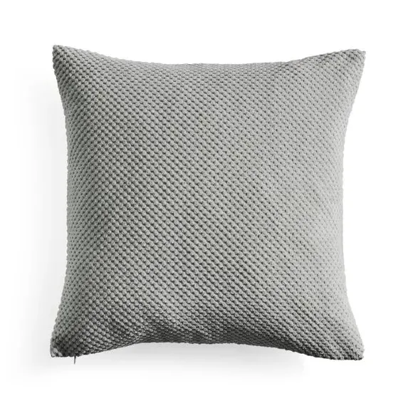 Spot Cushion Cover with Dotted Texture - Grey