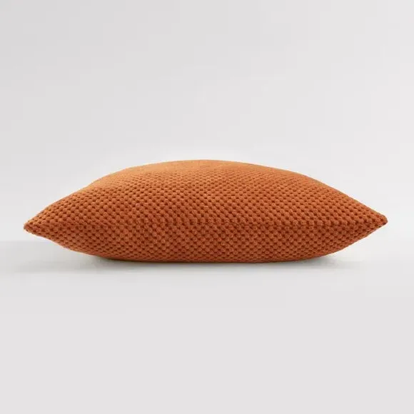 Spot Cushion Cover with Dotted Texture - Orange