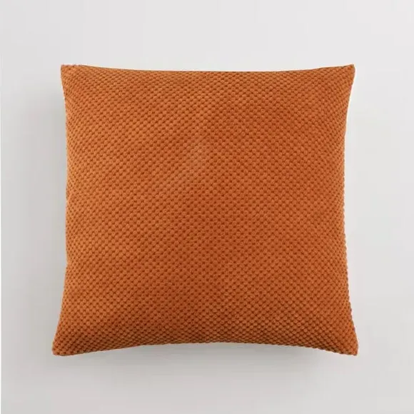 Spot Cushion Cover with Dotted Texture - Orange