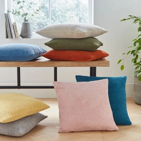 Spot Cushion Cover with Dotted Texture - Pink