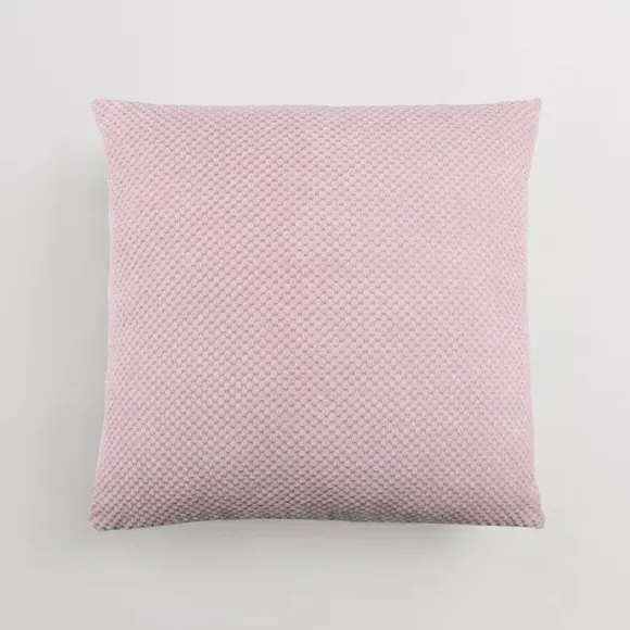 Spot Cushion Cover with Dotted Texture - Pink