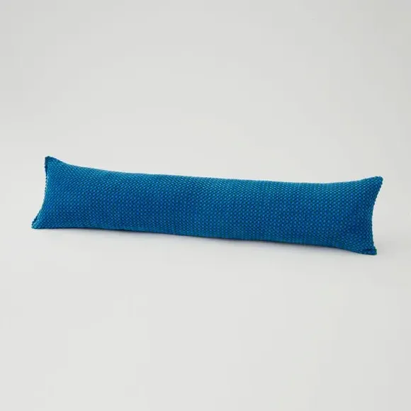 Spot Draught Excluder - Blue, Chenille