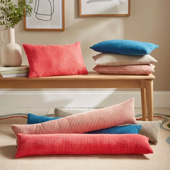 Spot Draught Excluder - Olive, Chenille