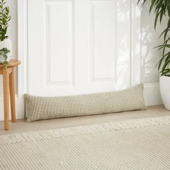 Spot Draught Excluder - Olive, Chenille