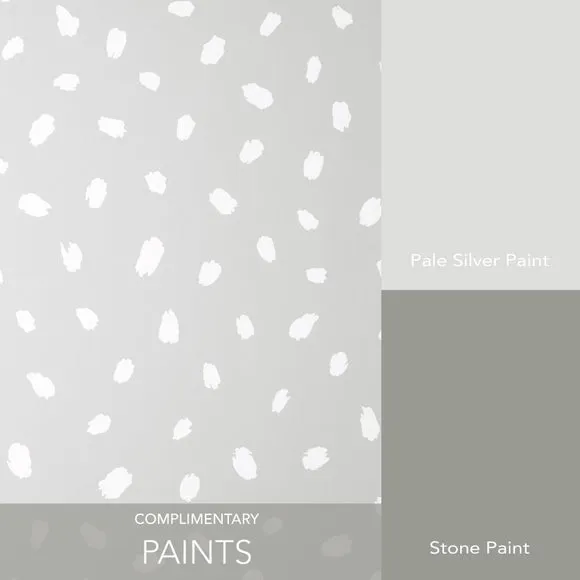 Spot Pattern Wallpaper - Grey