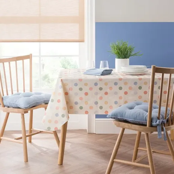 Spot Stripe Tablecloth - Multicolor, PEVA image