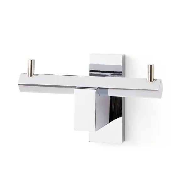 Square Bathroom Hook - Chrome