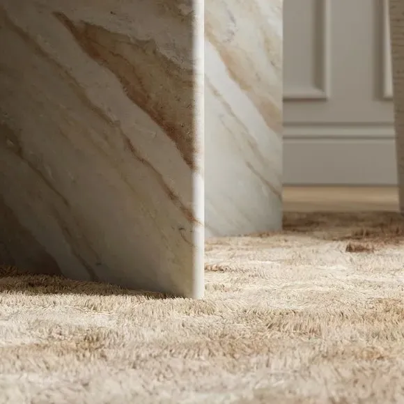 Square Coffee Table - Natural, Marble