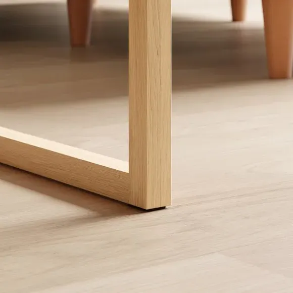 Square Coffee Table Two Tone - Emerald, Wood