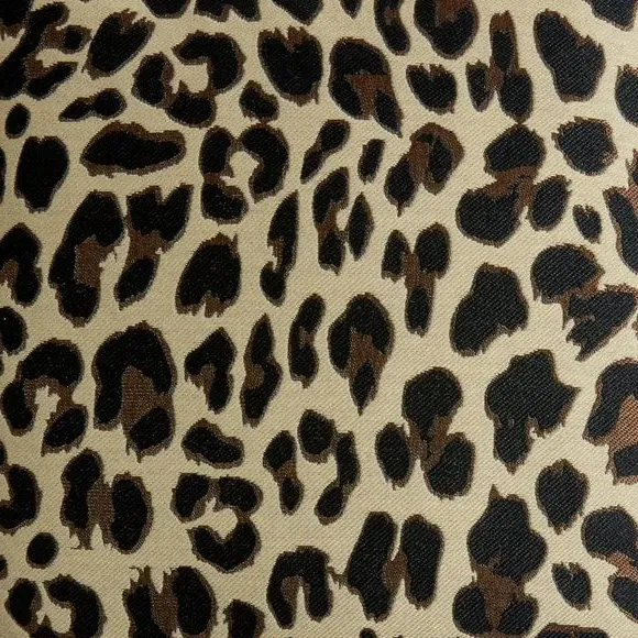 Square Cushion Cover Animal Print - Natural