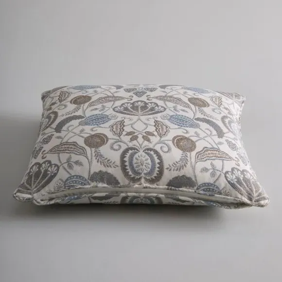 Square Cushion Cover - Blue, Polyester