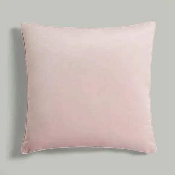 Square Cushion Cover - Blush, Recycled Velour