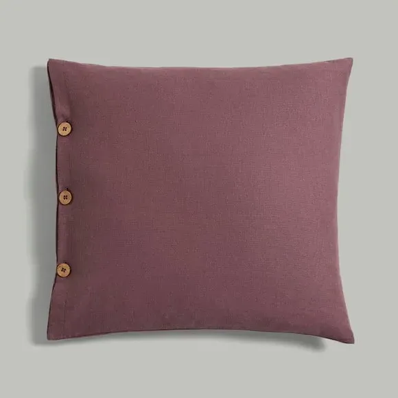 Square Cushion Cover - Lavender, Cotton Linen