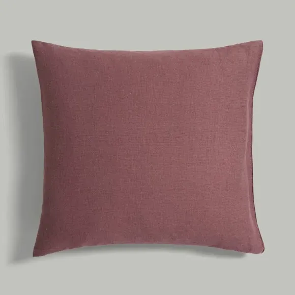 Square Cushion Cover - Lavender, Cotton Linen