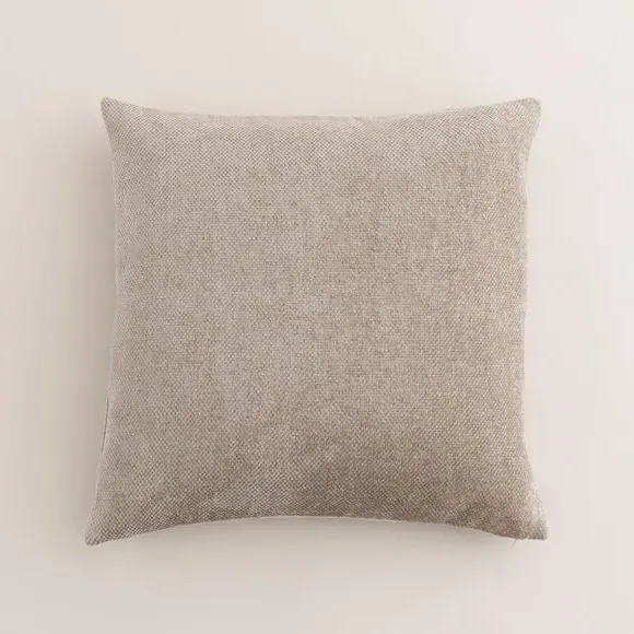 Square Cushion Cover - Mink, Chenille