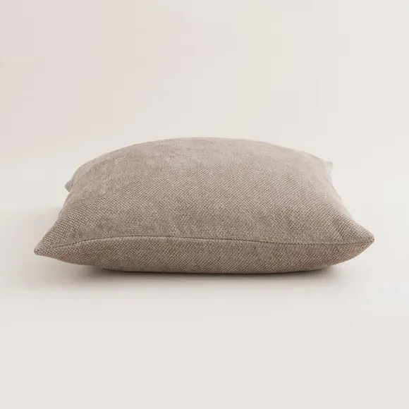 Square Cushion Cover - Mink, Chenille