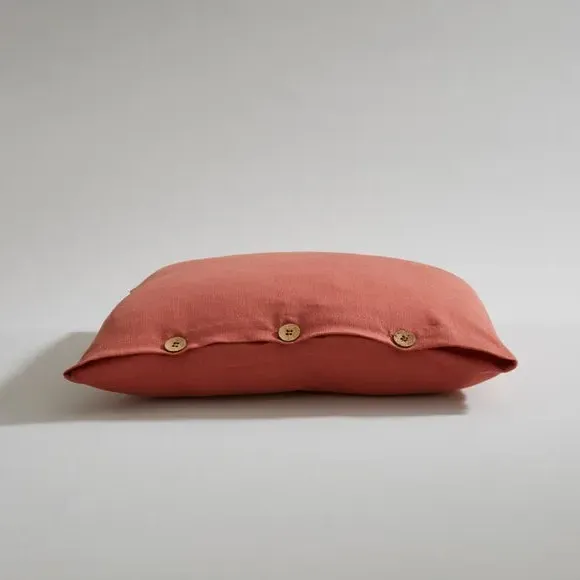 Square Cushion Cover - Natural, Cotton Linen