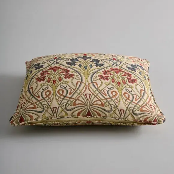 Square Cushion Cover - Red, Polyester