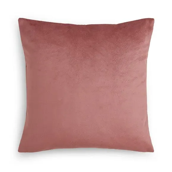 Square Cushion Cover - Rosewood, Textured