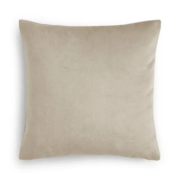 Square Cushion Cover - White Sand, Textured