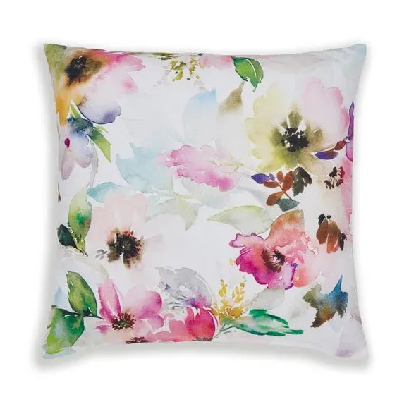Square Cushion Cover with Floral - Cotton image