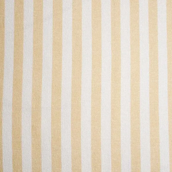 Square Cushion Cover with Frills - Ochre, Cotton