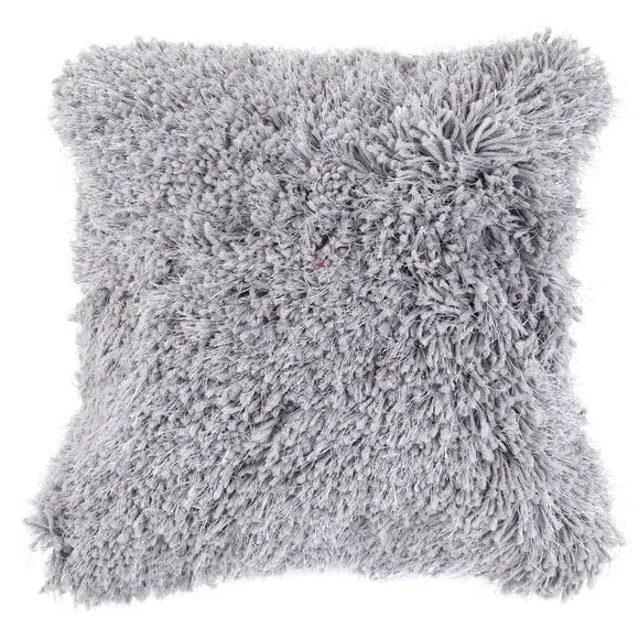 Square Cushion Cover with Texture - Grey
