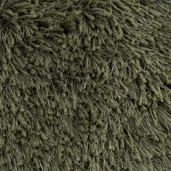 Square Cushion Cover with Texture - Olive