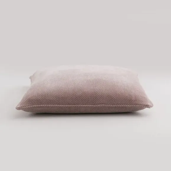 Square Cushion Cover with Zip - Lavender, Chenille