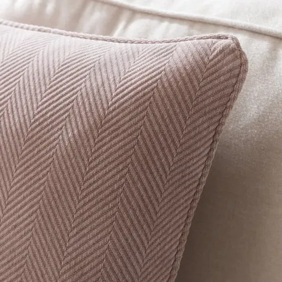 Square Cushion Cover with Zip - Lavender, Chenille