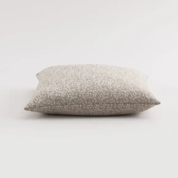 Square Cushion Cover with Zip - Mushroom, Jacquard