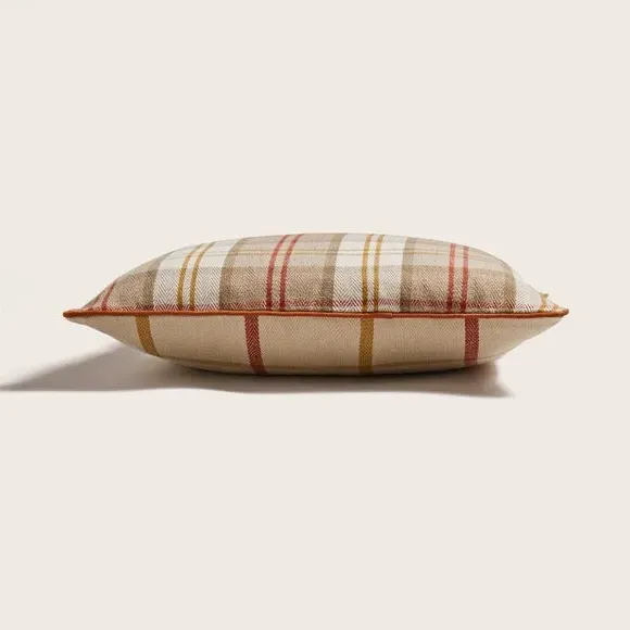 Square Cushion Cover with Zip - Natural