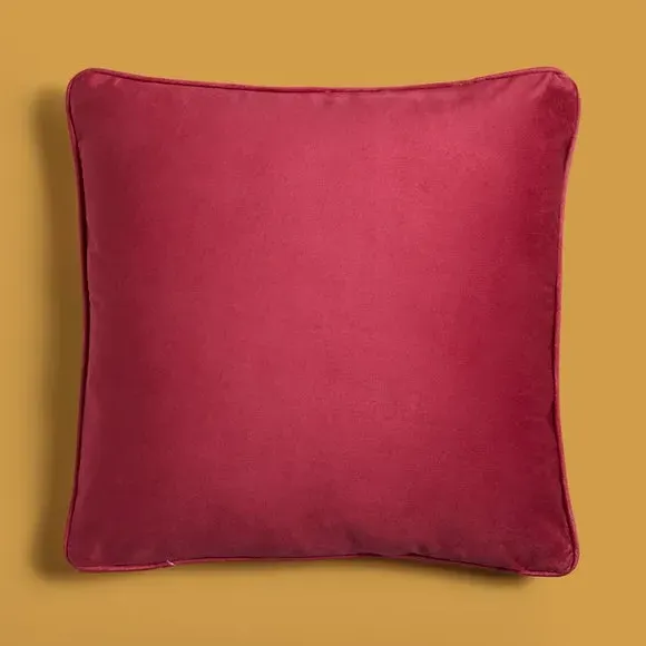 Square Cushion Cover with Zip - Purple