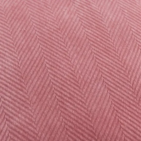 Square Cushion Cover with Zip - Rose, Chenille