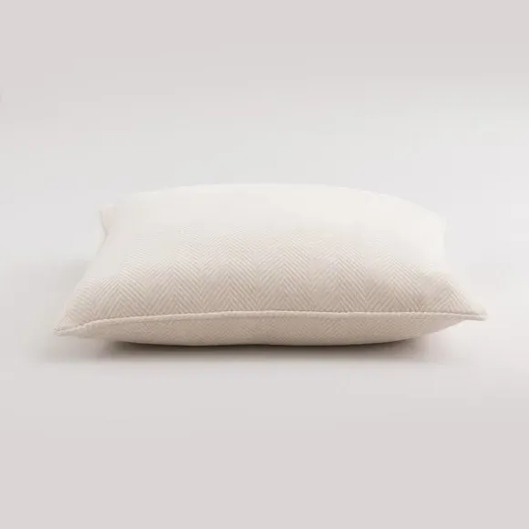 Square Cushion Cover with Zip - Sand, Chenille