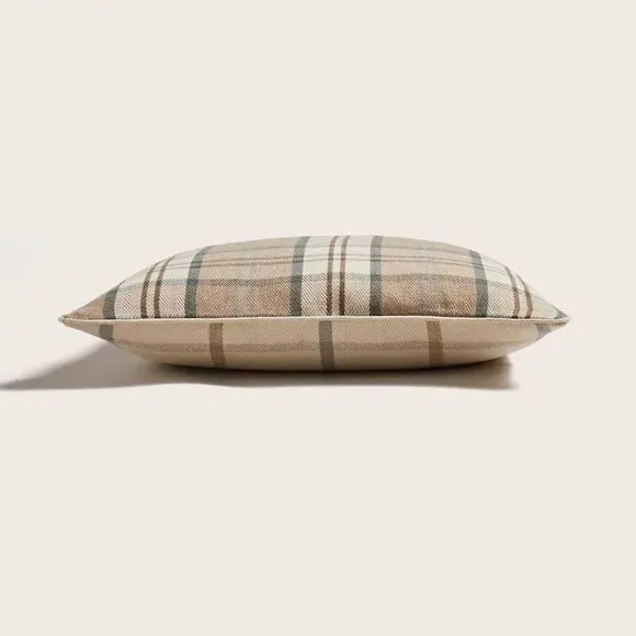 Square Cushion Cover with Zip - Stone