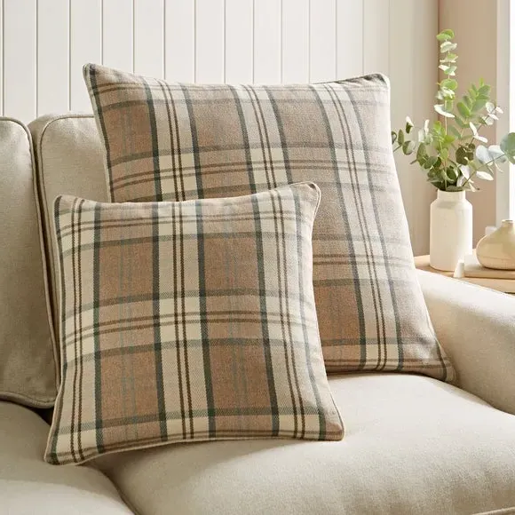 Square Cushion Cover with Zip - Stone