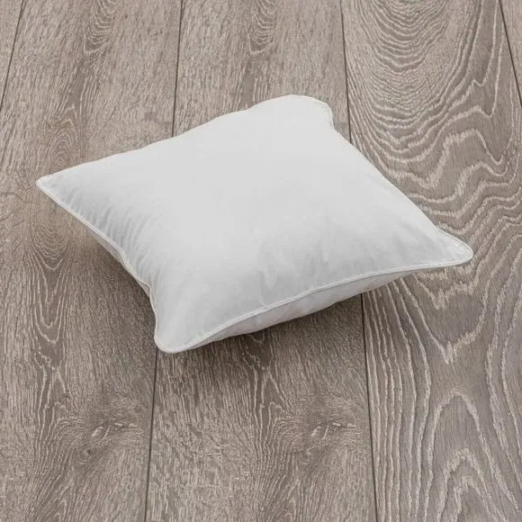 Square Cushion Pad - White, Cotton