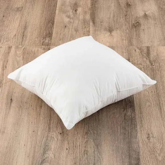 Square Cushion Pad - White, Cotton