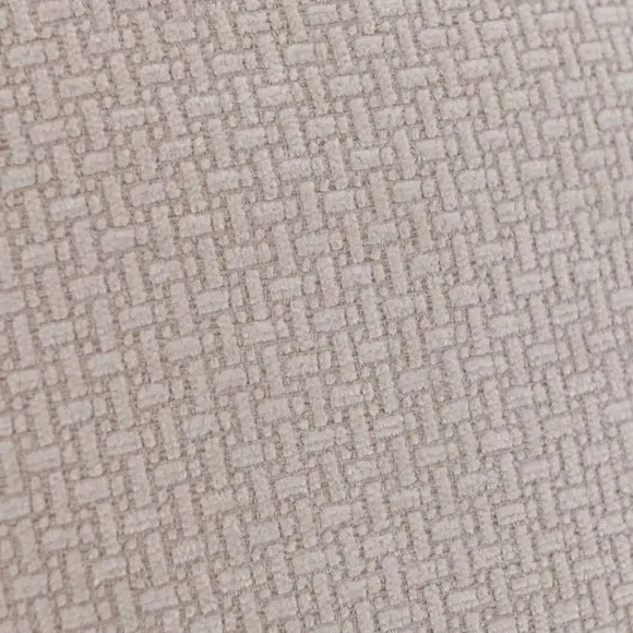 Square Cushion with Basketweave - Cream, Chenille