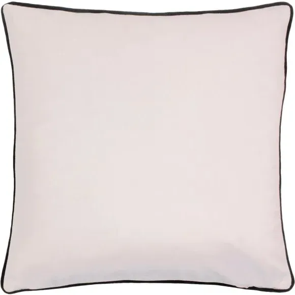 Square Cushion with Cheetah Print - Blush, Velvet