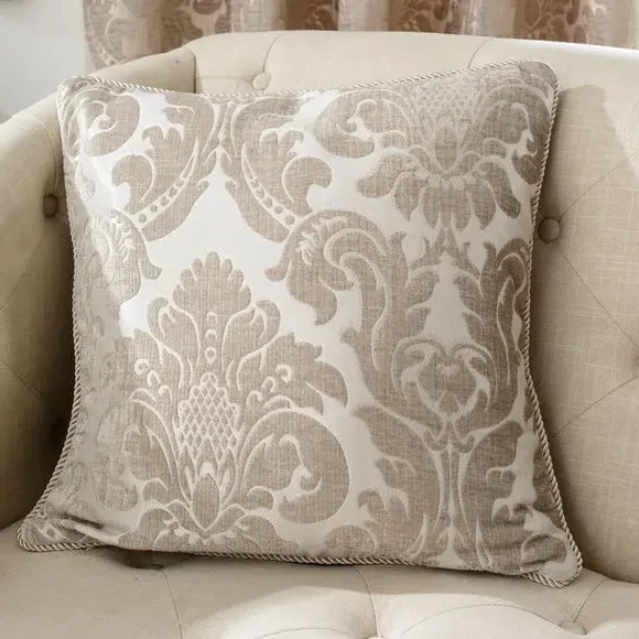 Square Cushion with Duck Feather Fill - Natural image