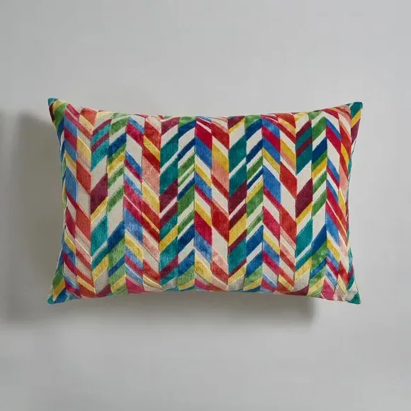 Square Cushion with Feather Fill - Chindi Brights