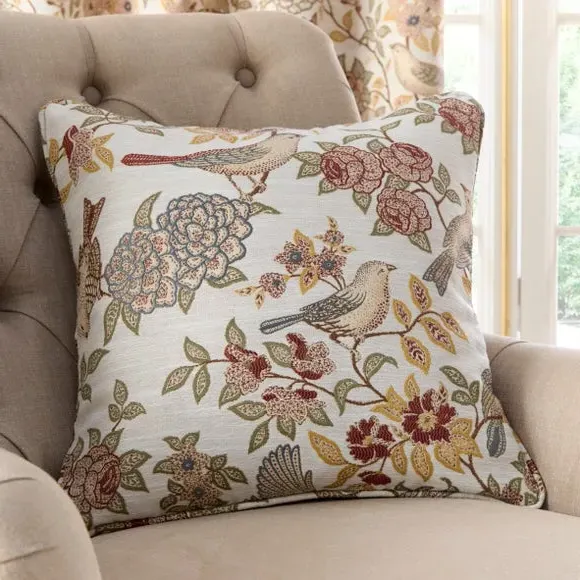 Square Cushion with Feather Fill - Jacquard image