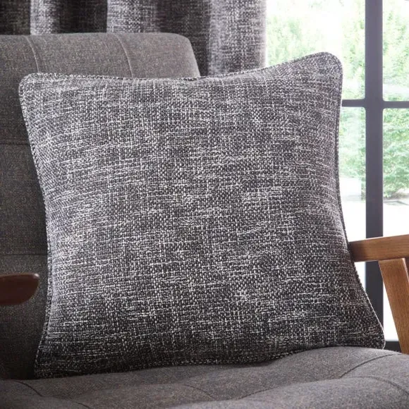 Square Cushion with Feather Fill - Monochrome