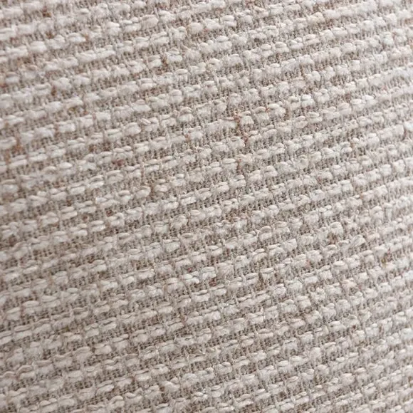 Square Cushion with Feather Fill - Natural, Textured