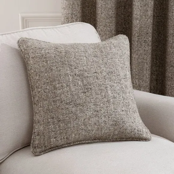 Square Cushion with Feather Fill - Natural